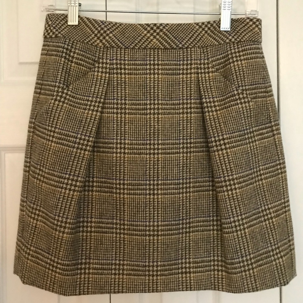 JCrew Wool Mini Skirt Size 4